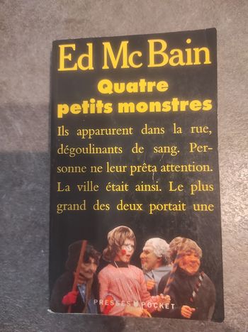 Quatre petits monstres - Ed Mc Bain - Presses Pocket 1990