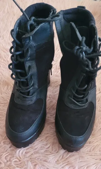 Bottines noires Bull boxer