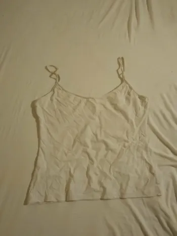 Débardeur Blanc Femme Camaïeu