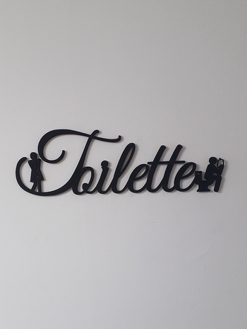 Décoration Murale "Toilette"