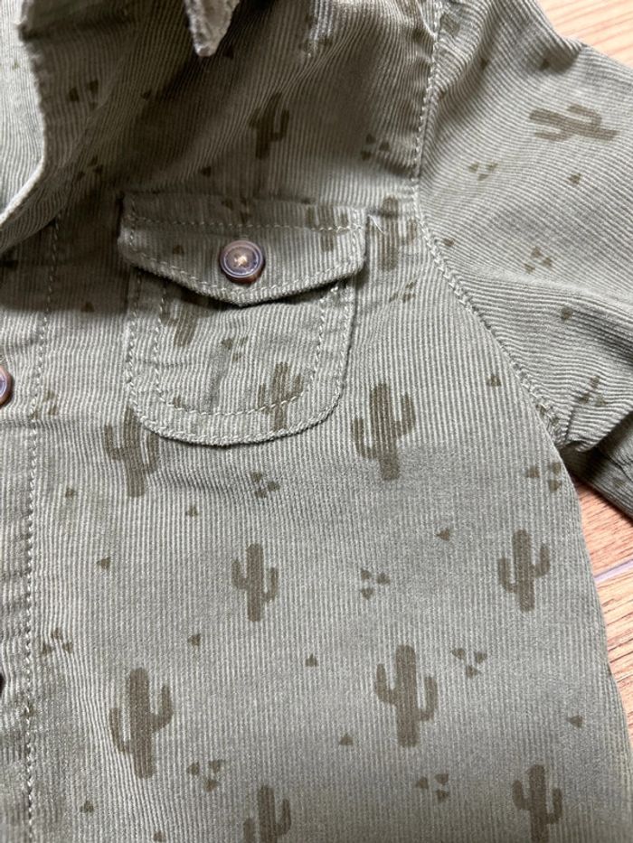 Chemise bébé velours - photo numéro 3