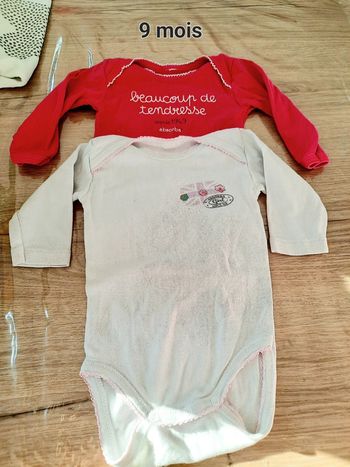 Lot 2 bodys manches longues