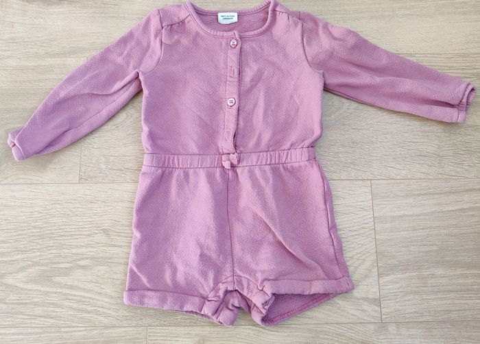 Combishort et short velour fille 24 mois - photo numéro 2