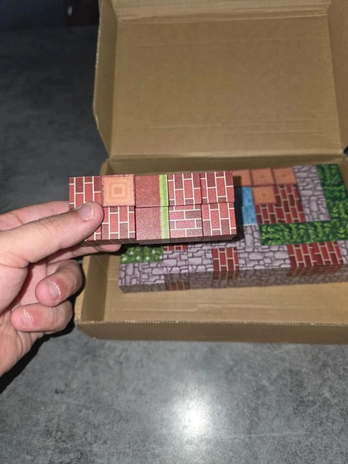 [NEUF] Lot de 100 cubes magnétiques type minecraft - photo numéro 2