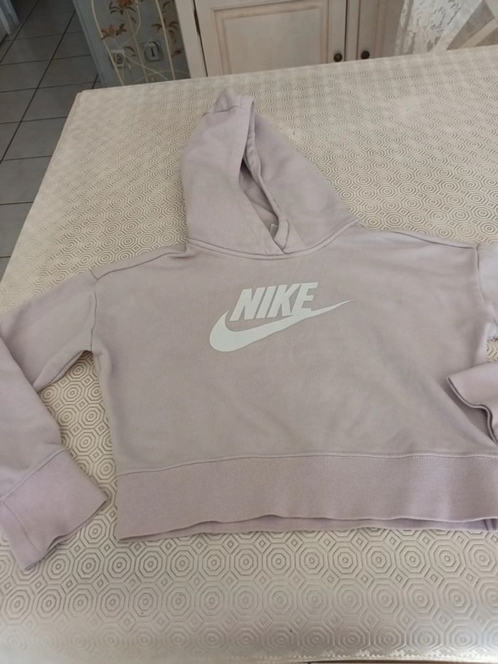 Sweat-shirt nike T M rose pâle