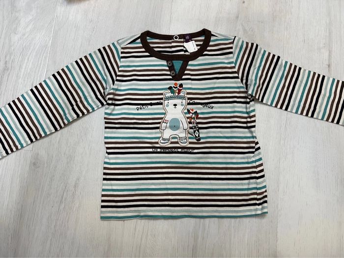 Lot de 4 t-shirt sergent major 18 mois - photo numéro 2