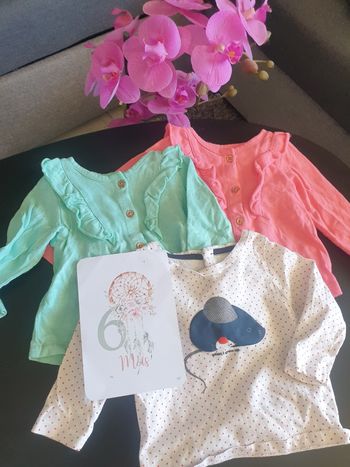 Lot 3 t-shirt manche longue