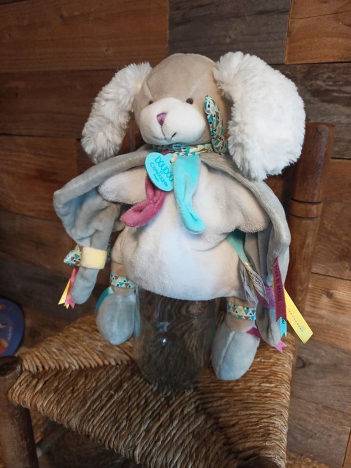 Doudou marionnette chien toopi doudou et compagnie tbe - photo numéro 3