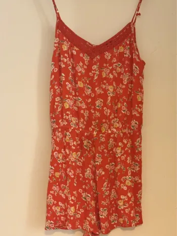 Combi-short motifs fleurs atmosphère taille 42