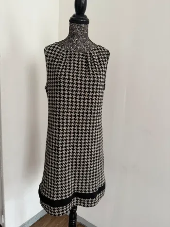 Robe sans manches Nuna Lie T. L - Motif pied-de-poule