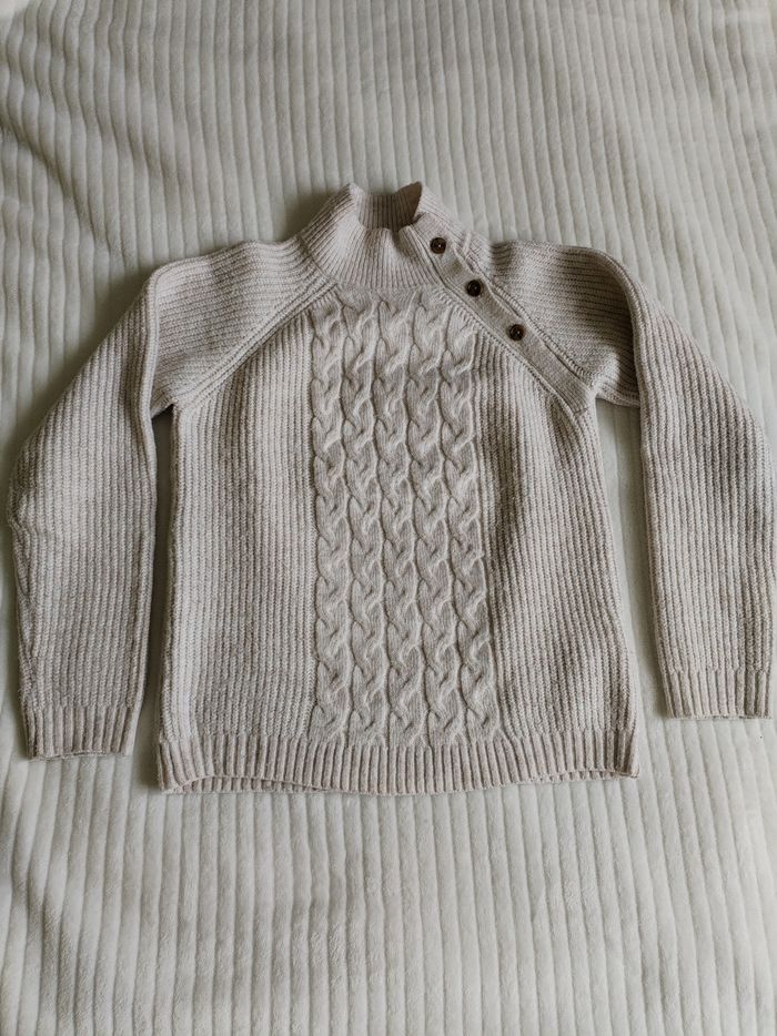 Pull garçon torsadé