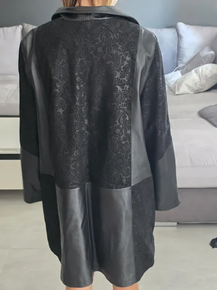 Veste en cuir véritable - photo numéro 5