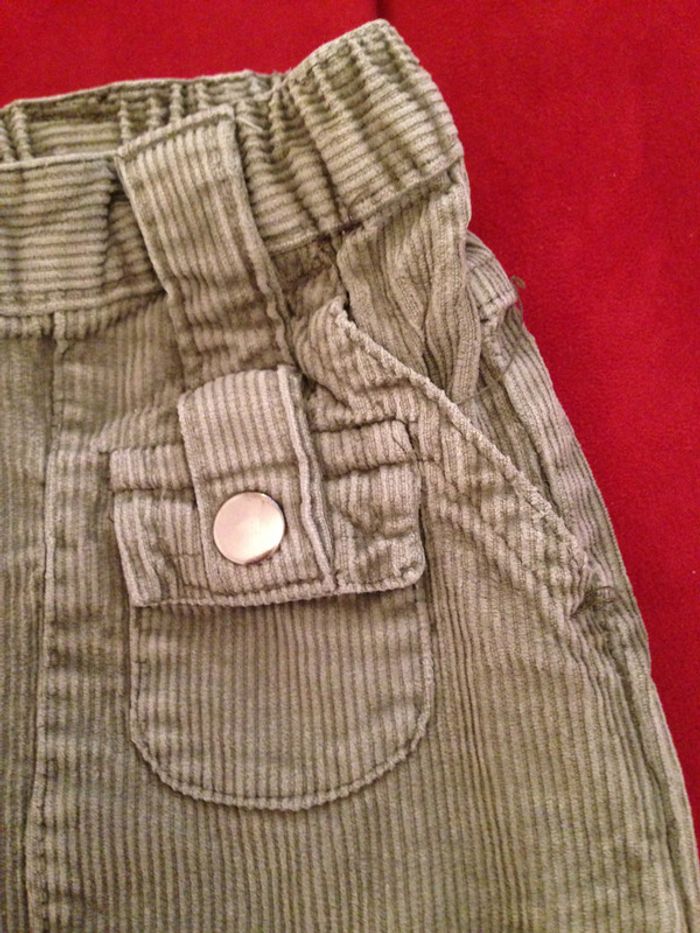 Pantalon en velours côtelé Beige - photo numéro 3