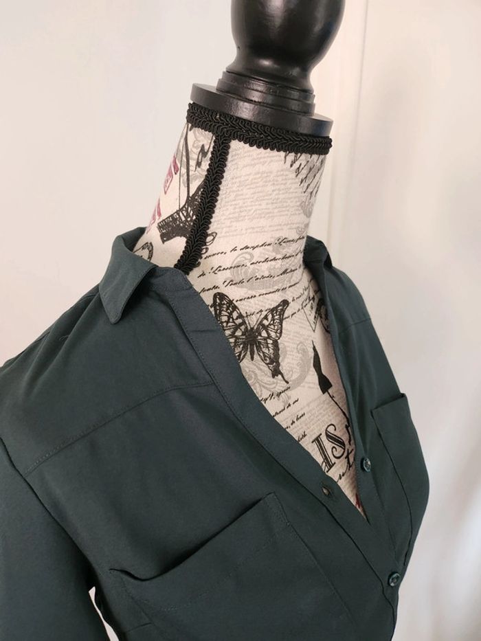 Superbe blouse Kaki de taille 36 et de marque Tally Weijl - photo numéro 3