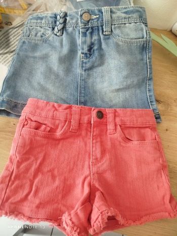 #kytie2ansfille. 1 short et 1 jupe taille 2 ans