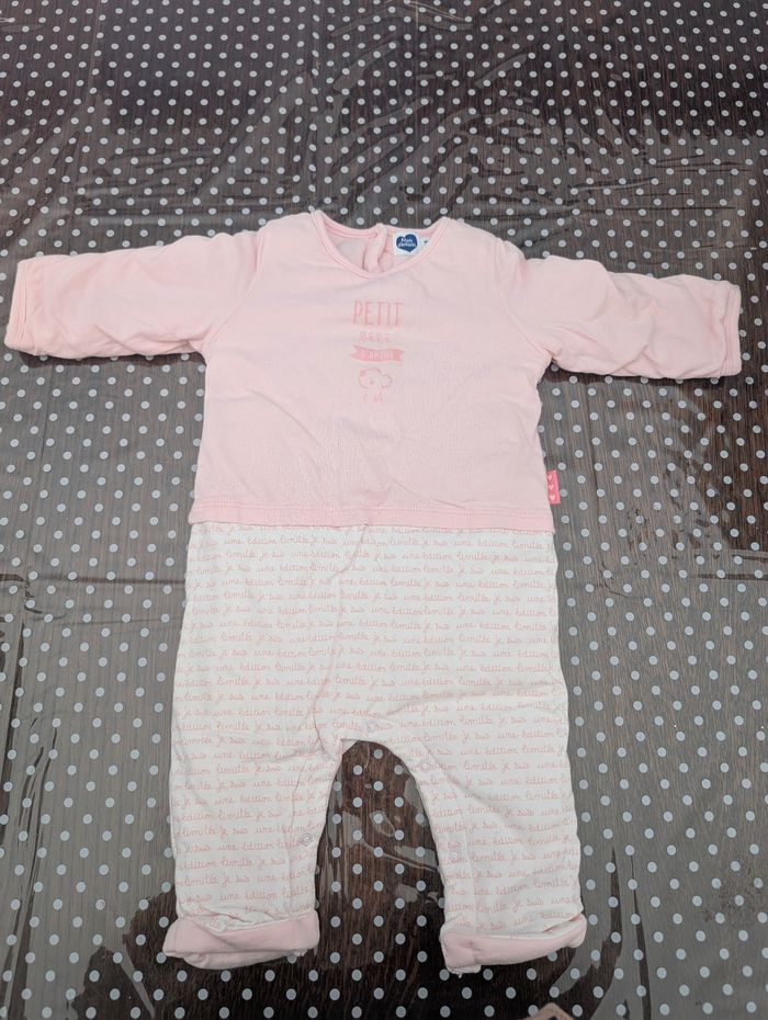 Combinaison matelassée mot d'enfant 9M