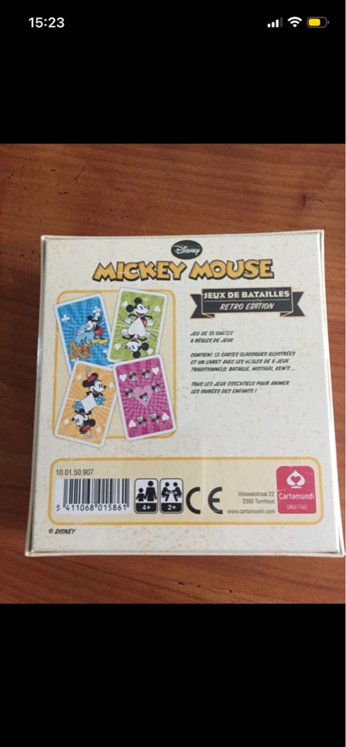 Jeu de carte Mickey neuf - photo numéro 3