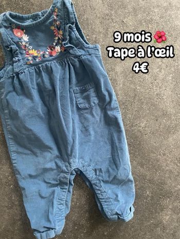 Salopette 🌺 9 mois 🌺 Tape à l’œil