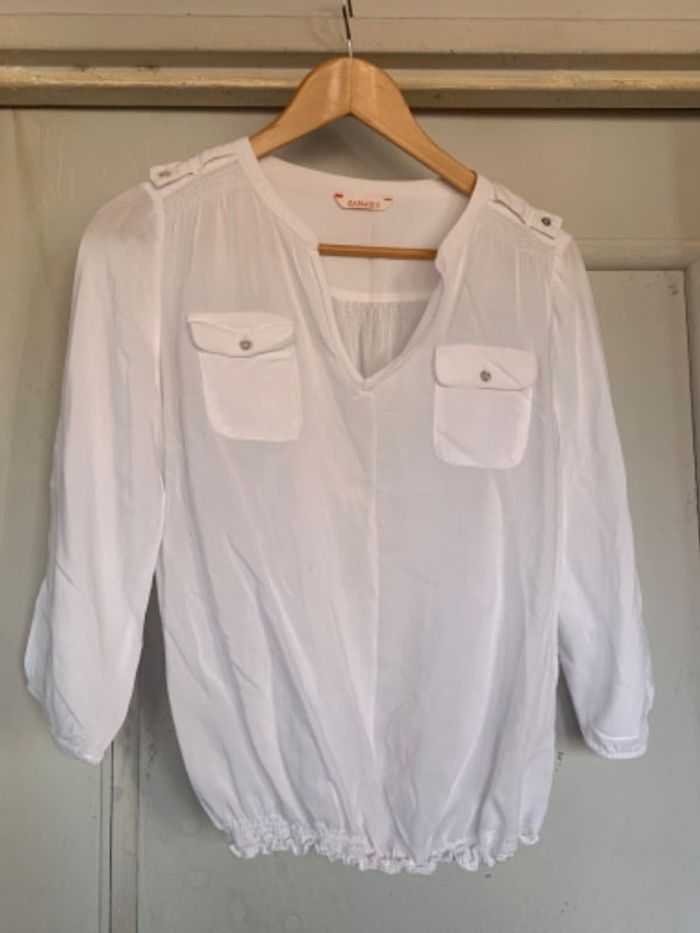 Blouse fluide manches 3/4