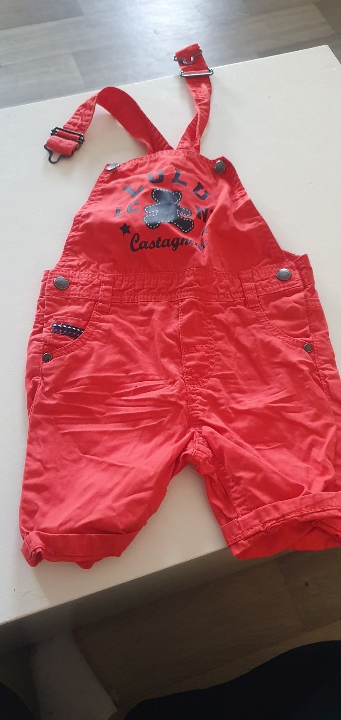 Salopette short 24 mois