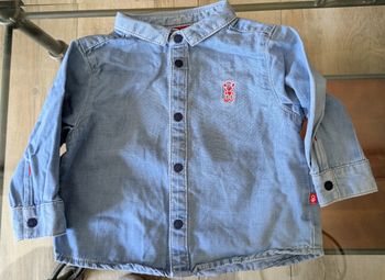 Chemise jean mixte 1 an