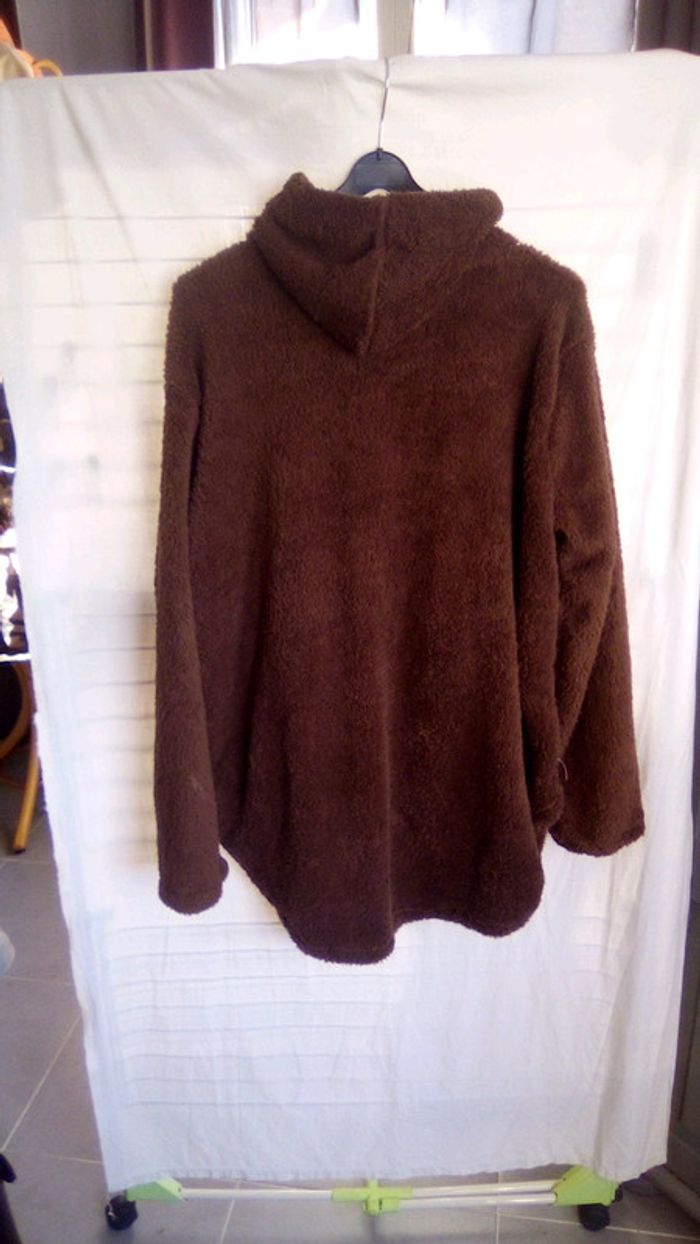 Gilet chocolat à capuche neuf - photo numéro 9