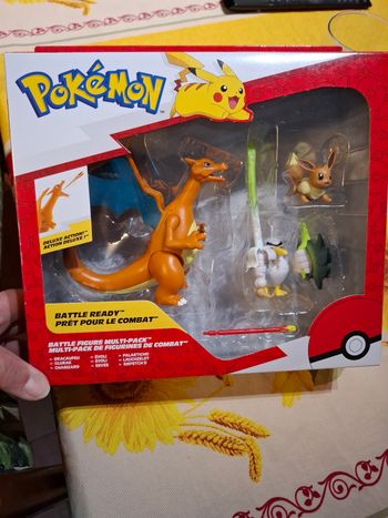 Magnifique coffret figurines pokemon Dracaufeu 