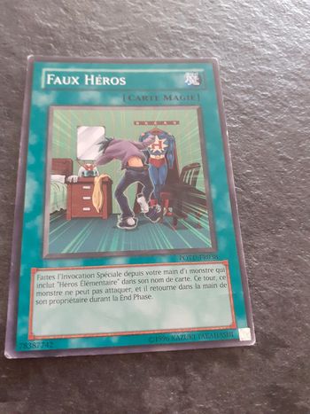 Carte Yu-Gi-Oh ! Faux héros POTD-FR038