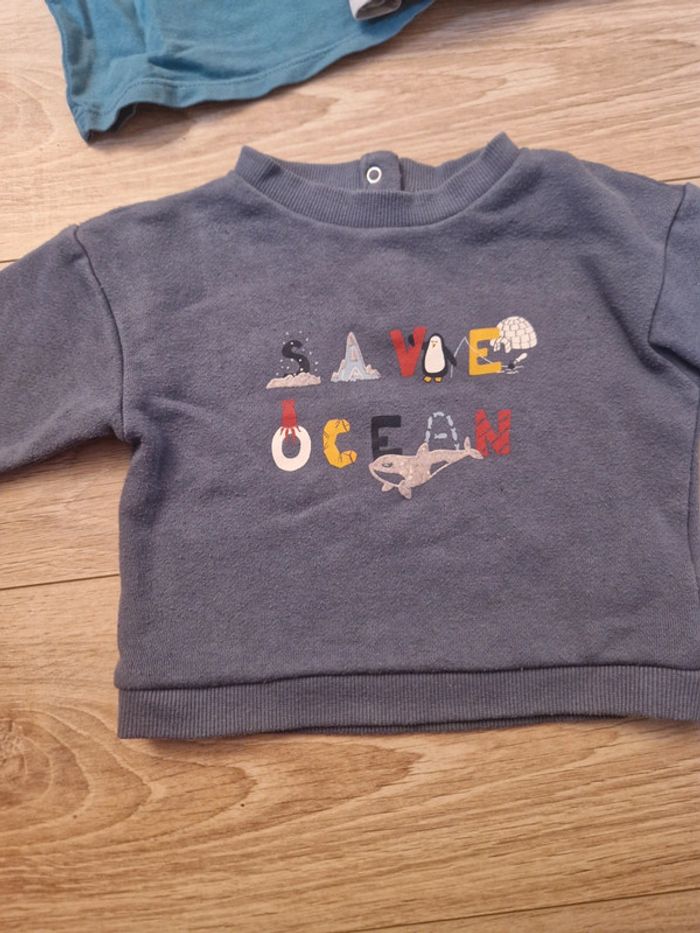 Lot 8 vêtements 12 mois, garçon, hiver, dont neuf - photo numéro 4