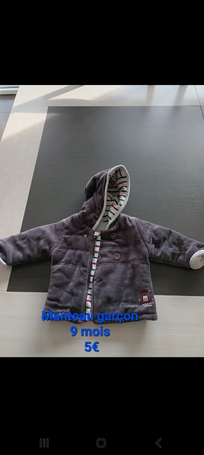 Manteau garçon 9 mois