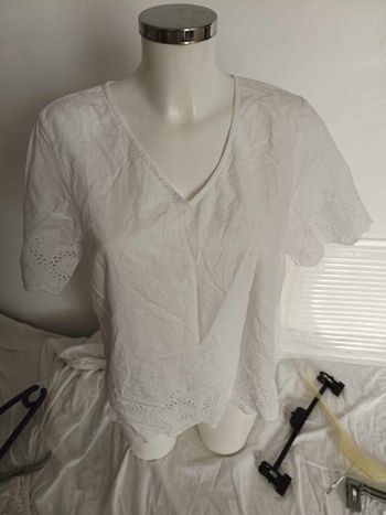blouse blanche T42