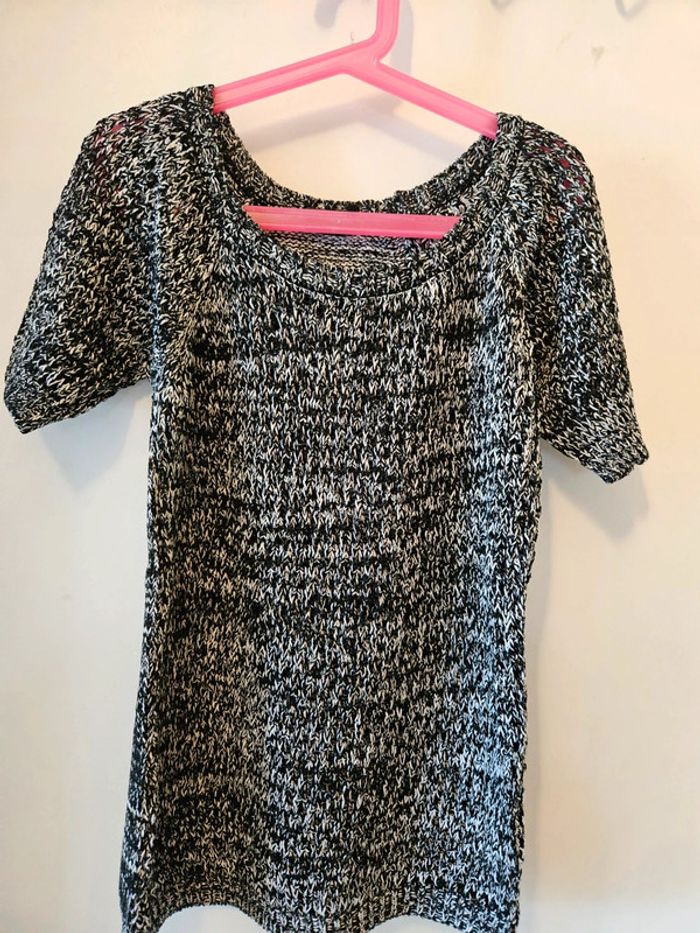 Pull manche courte