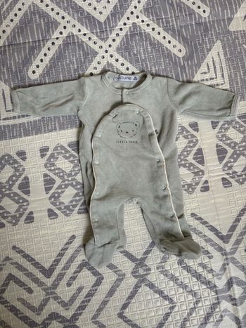 Pyjama velours 1 mois