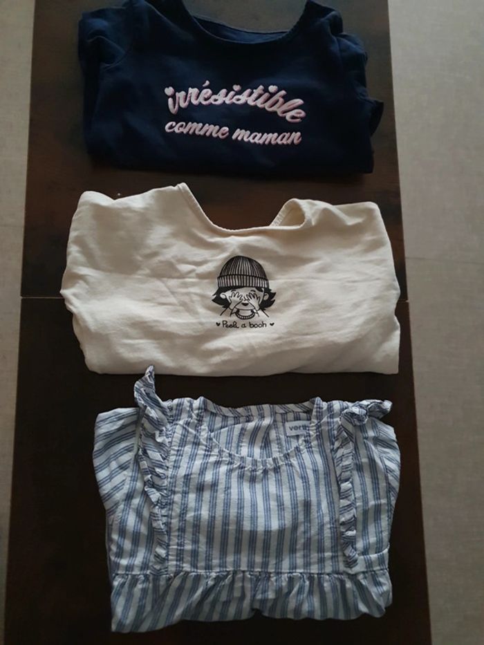 Tee shirts manches longues 9 mois