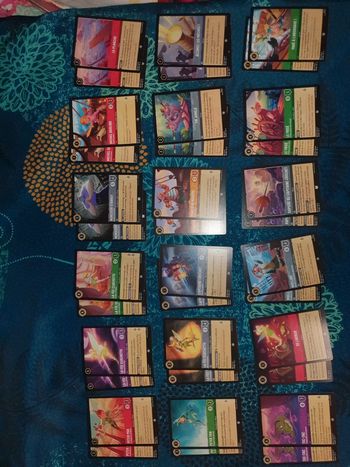 Lot de carte lorcana pour jeu mémo thème peter pan
