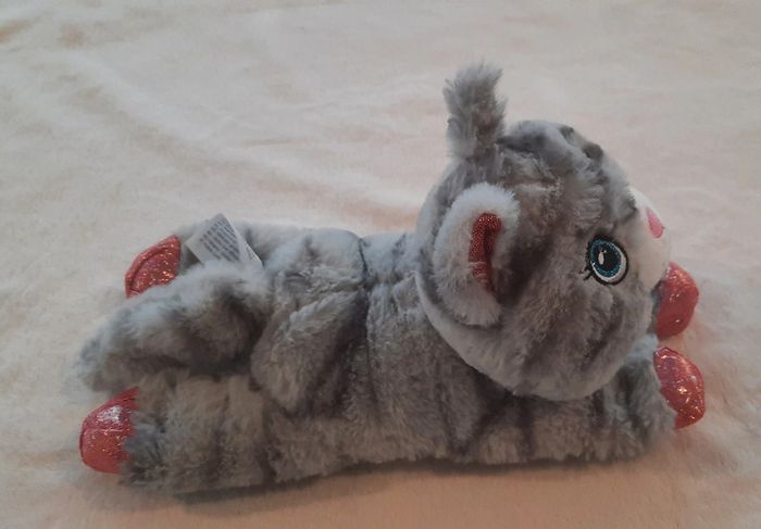 Peluche chats qui s'agrippe - photo numéro 6