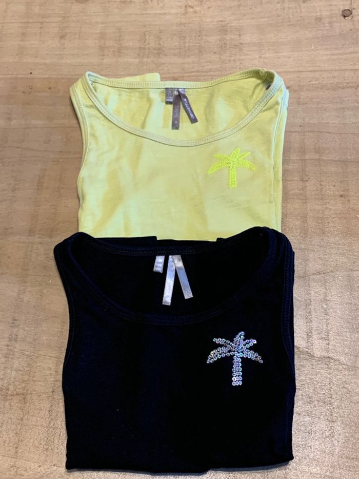 Lot de deux débardeurs Basics Ochestra en 5 ans