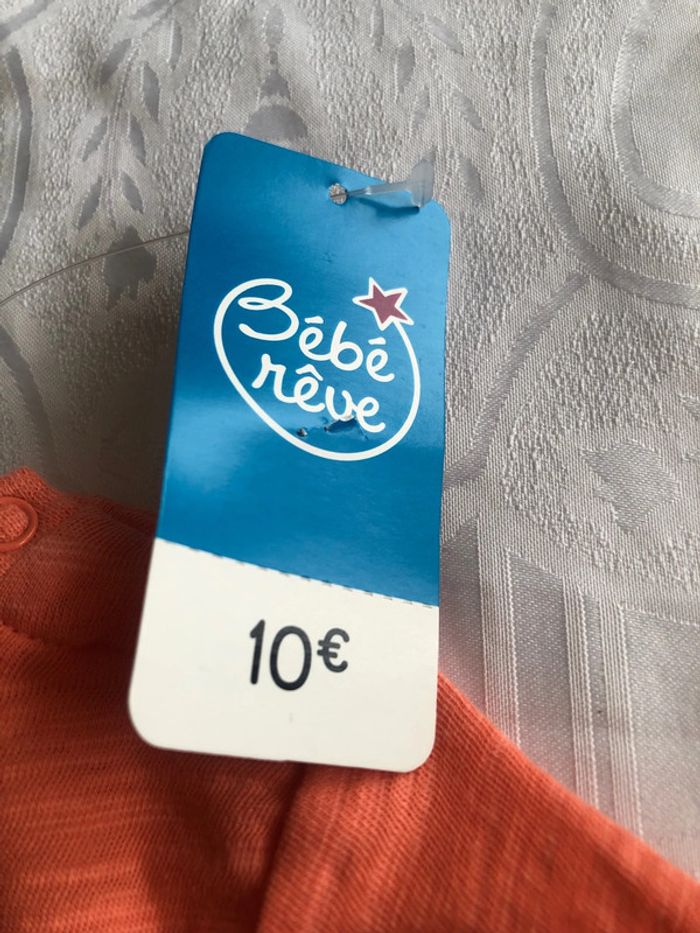 Ensemble short tee shirt neuf taille 6 mois - photo numéro 5