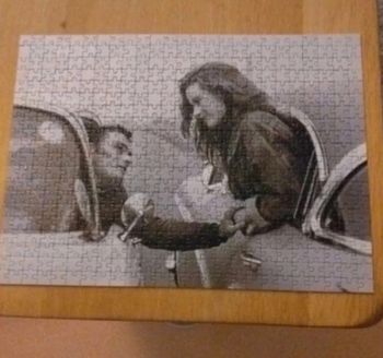 Puzzle " MB " noir et blanc 500 pièces. 