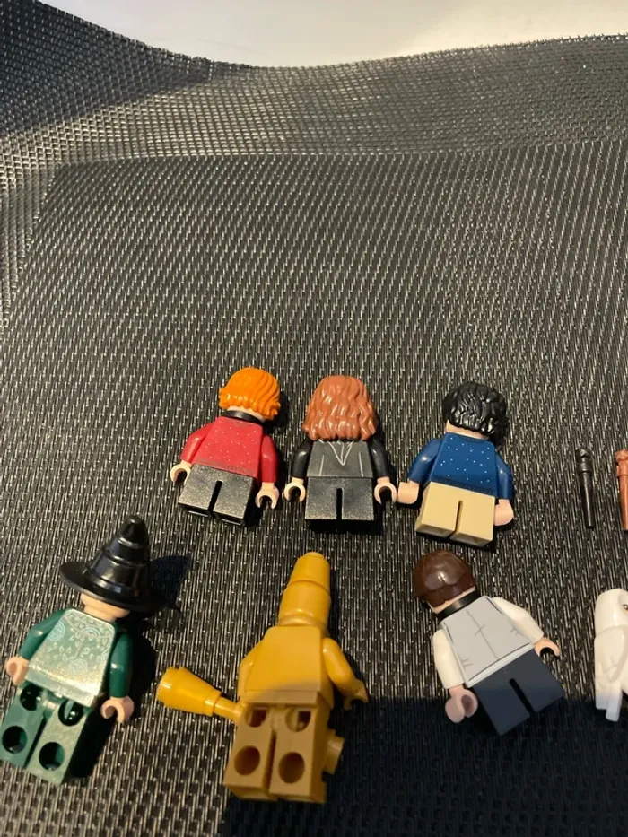 Lego Harry Potter lot minifigures Ron Edwige Hermione professeur Flitwick mini figurine officiel - photo numéro 8