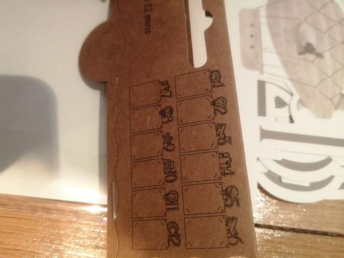 Guirlande déco anniversaire cadre photo 1 ans voyage - photo numéro 2