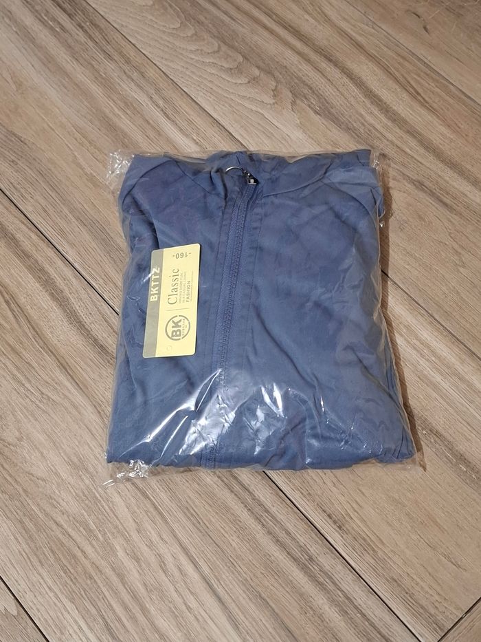 Veste enfant garçon coupe vent capuche bleu - photo numéro 4