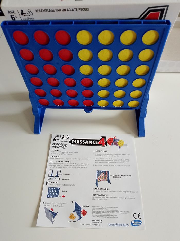 Puissance 4 hasbro gaming complet - photo numéro 3