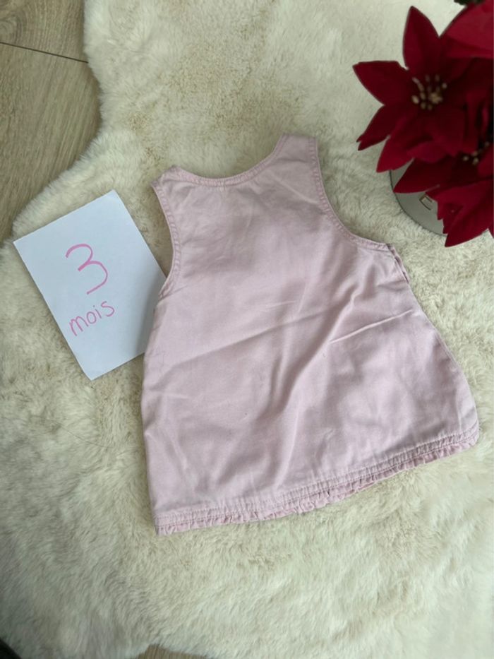 Jolie robe rose avec poche ~ 3 mois - photo numéro 2