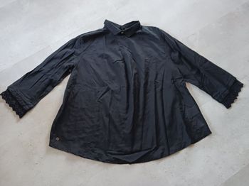 Chemisier ou blouse noir M avec dentelles Kaporal Neuf