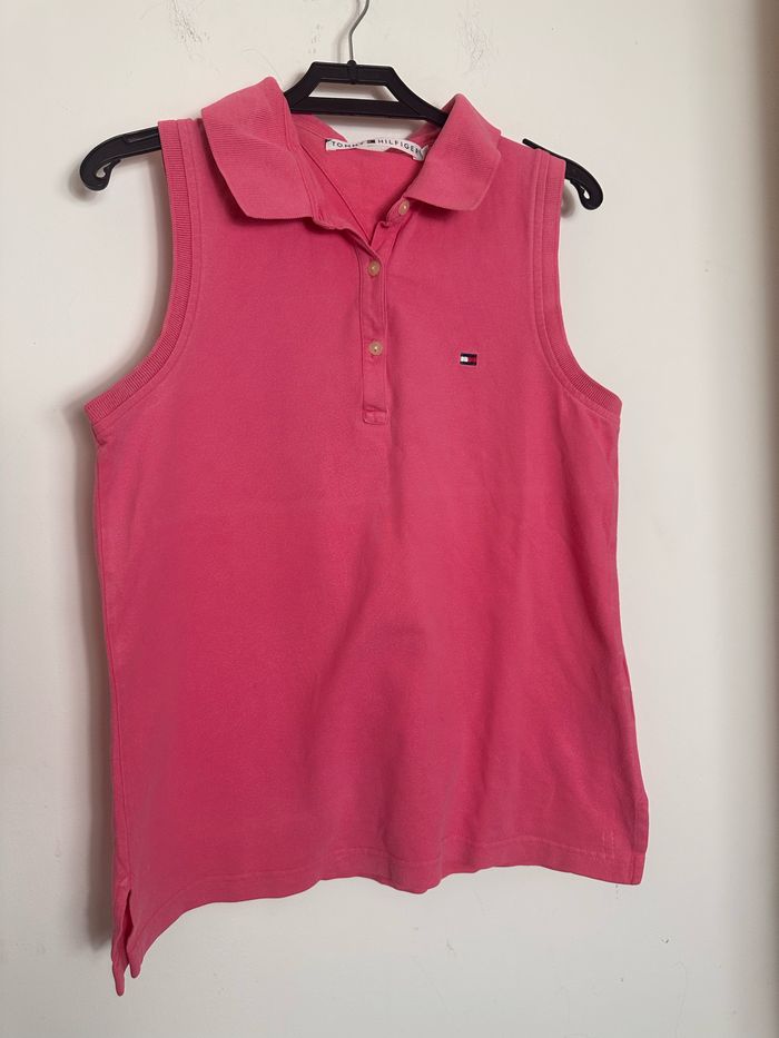 Débardeur tommy Hilfiger rose polo - taille L