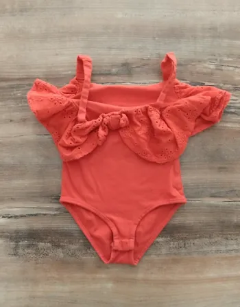 Body rouge Zara fille