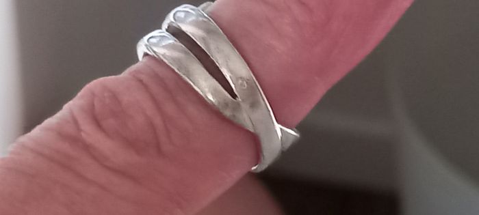 Bague argent zirco - photo numéro 4