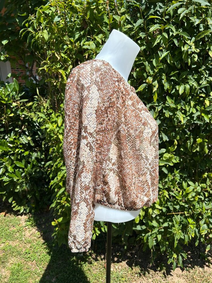 🌟 Blouse à motifs serpent Amisu 🌟 - photo numéro 3