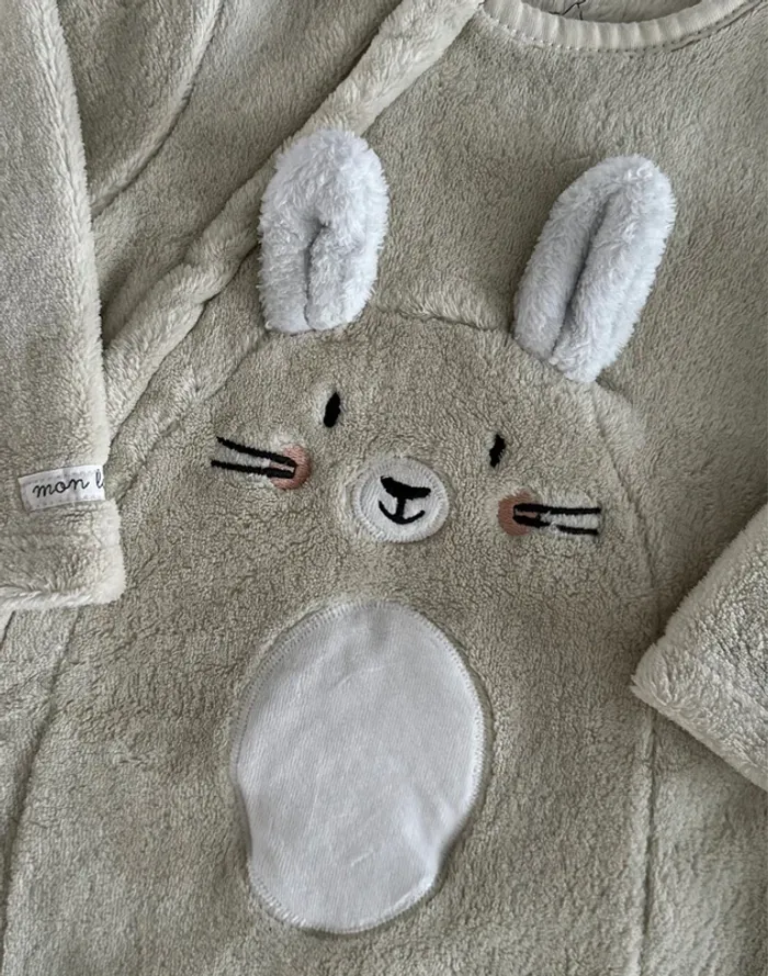 Pyjama polaire sergent major 6 mois 67 cm - photo numéro 2